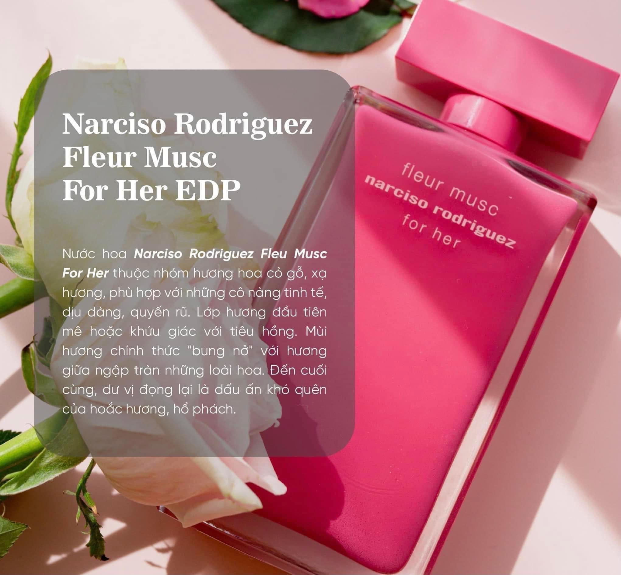 Nước hoa Narciso Rodriguez for Her Eau de Parfum Hồng